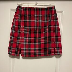 Plaid Mini Skirt